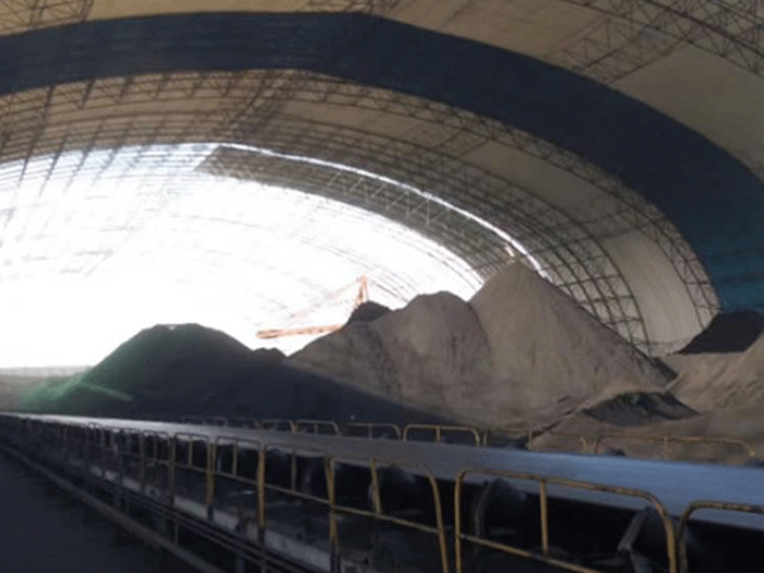 简阳煤棚料仓网架